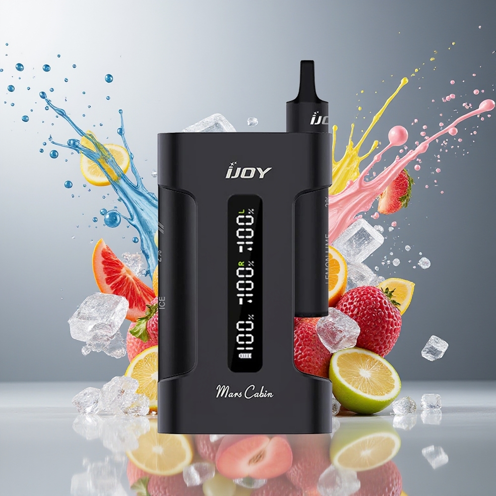 Finland tukku IJOY Mars Cabin 6000 Puffs Kertakäyttöinen Vape - 6000 Puffs (6000 Puhallusta), 10.2W Teho, 50mg Nikotiinia