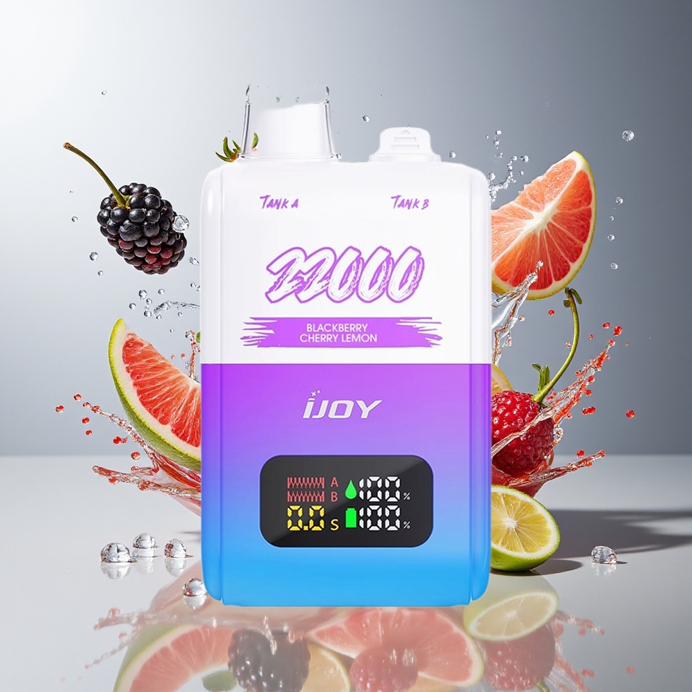 Finland tukku IJOY SD 22000 Puffs Kertakäyttöinen Vape - 22000 Tupakkaa, 30ML Täytetty Nestemäärä, Type-C Lataus