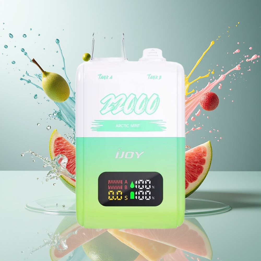 Finland tukku IJOY SD 22000 Puffs Kertakäyttöinen Vape - 22000 tupakointikertaa, 15W teho, Type-C-lataus