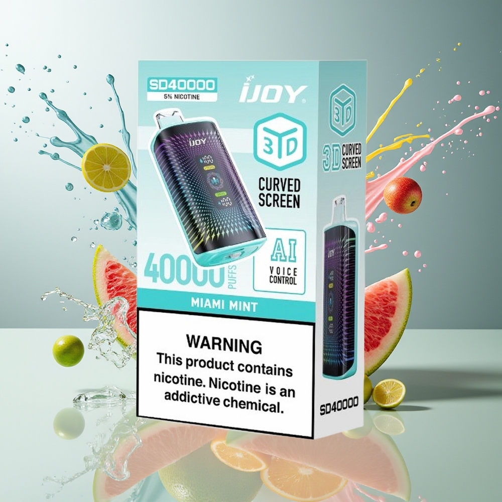 Finland tukku IJOY SD 40000 Puffs Kertakäyttöinen Vape - 20ML Esnestä täytetty nestemäki, 5% Nikotiinia