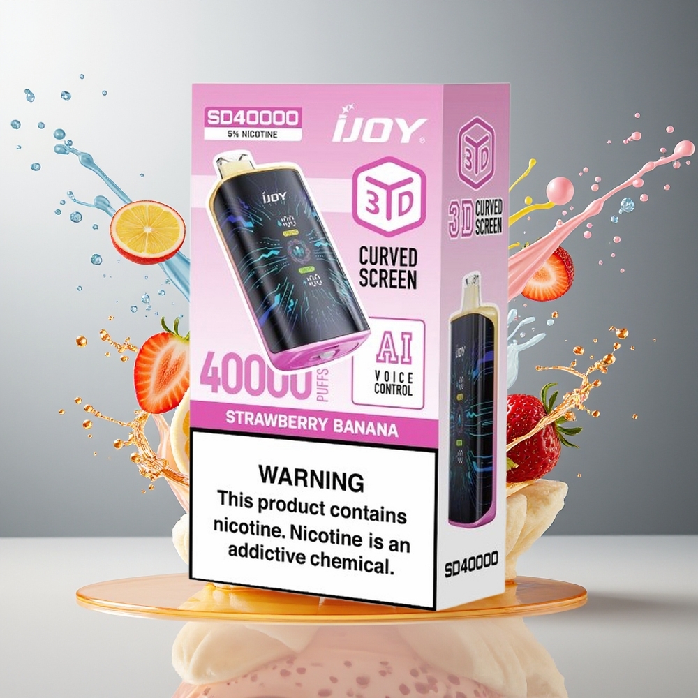 Finland tukku IJOY SD 40000 Puffs Kertakäyttöinen Vape - 20ML Esnestä täytetty nestemäärä, 0.4 Ohm Kaksoisverkkokela