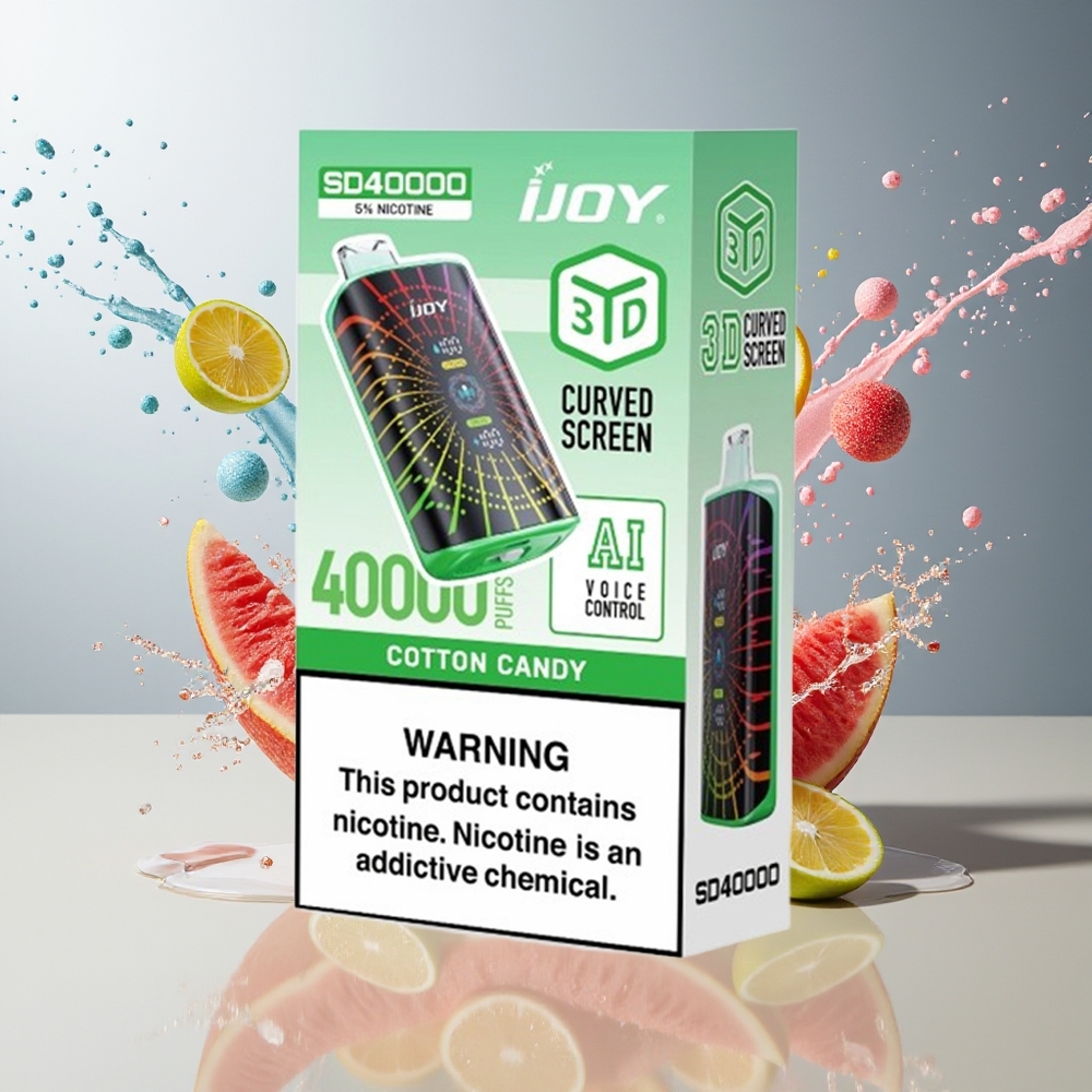 Finland tukku IJOY SD 40000 Puffs Kertakäyttöinen Vape - 20ML Esnestettä, 0.4 Ohm Kaksoishäkkikelkka