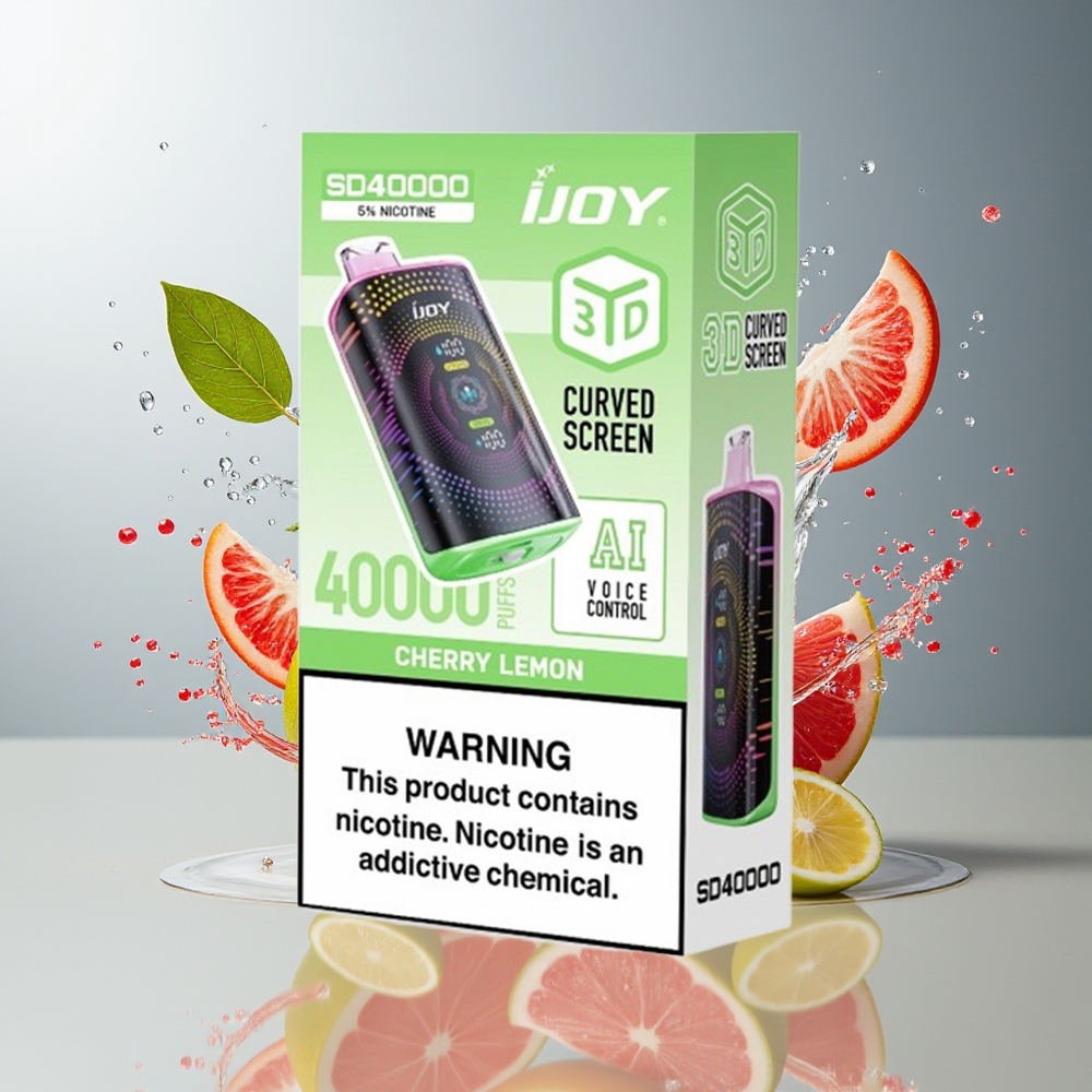 Finland tukku IJOY SD 40000 Puffs Kertakäyttöinen Vape - 20ML Esnestettä, 750mAh Akku