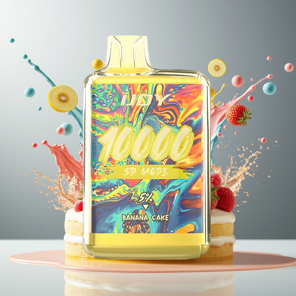 Finland tukku IJOY SD10000 Kertakäyttöinen Vape - 10000 savuketta, 20ml täytetty nestemäistä, 5% nikotiinia