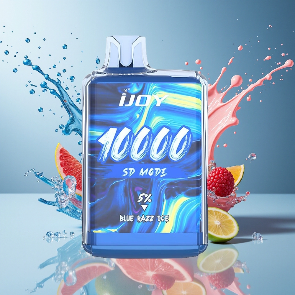 Finland tukku IJOY SD10000 Kertakäyttöinen Vape - Jopa 10000 savutusta, 20ml esitäytetty nestemäärä