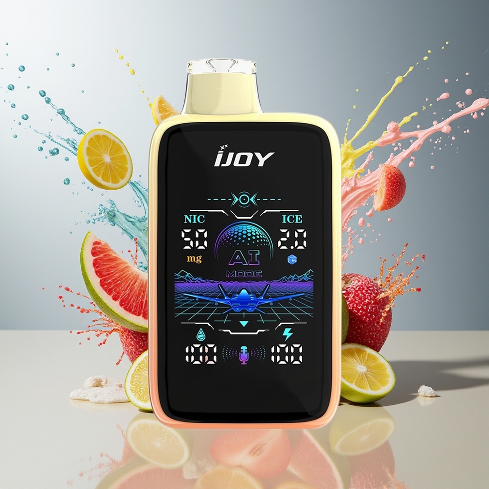 Finland tukku IJOY Uranus Mate 40000 Puffs Kertakäyttöinen Vape - 40000 Savua, Säädettävä Ilmanvirtaus, 20ML Esitäytetty E-Neste