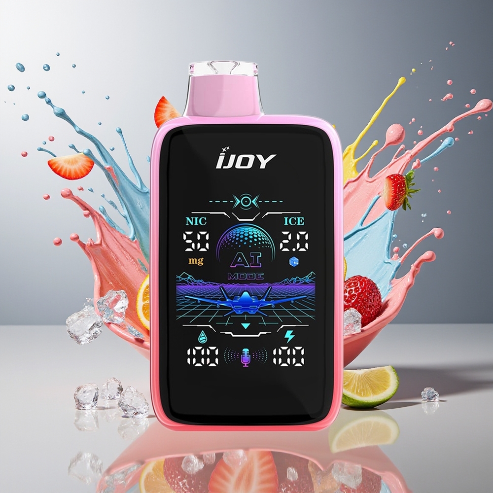 Finland tukku IJOY Uranus Mate 40000 Puffs Kertakäyttöinen Vape - Jäätynyt (ICE0, ICE1, ICE2, ICE3), Akun kapasiteetti 1100MAH, Ladaus TYPE-C