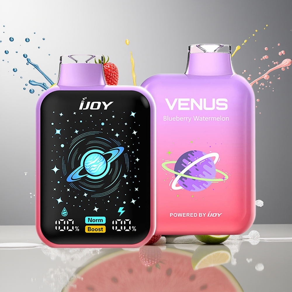 Finland tukku IJOY VENUS 25000 Puffs Kertakäyttöinen Vape - 20ML Esnestäyteinen / 900 mAh Akku / TYPE-C Lataus