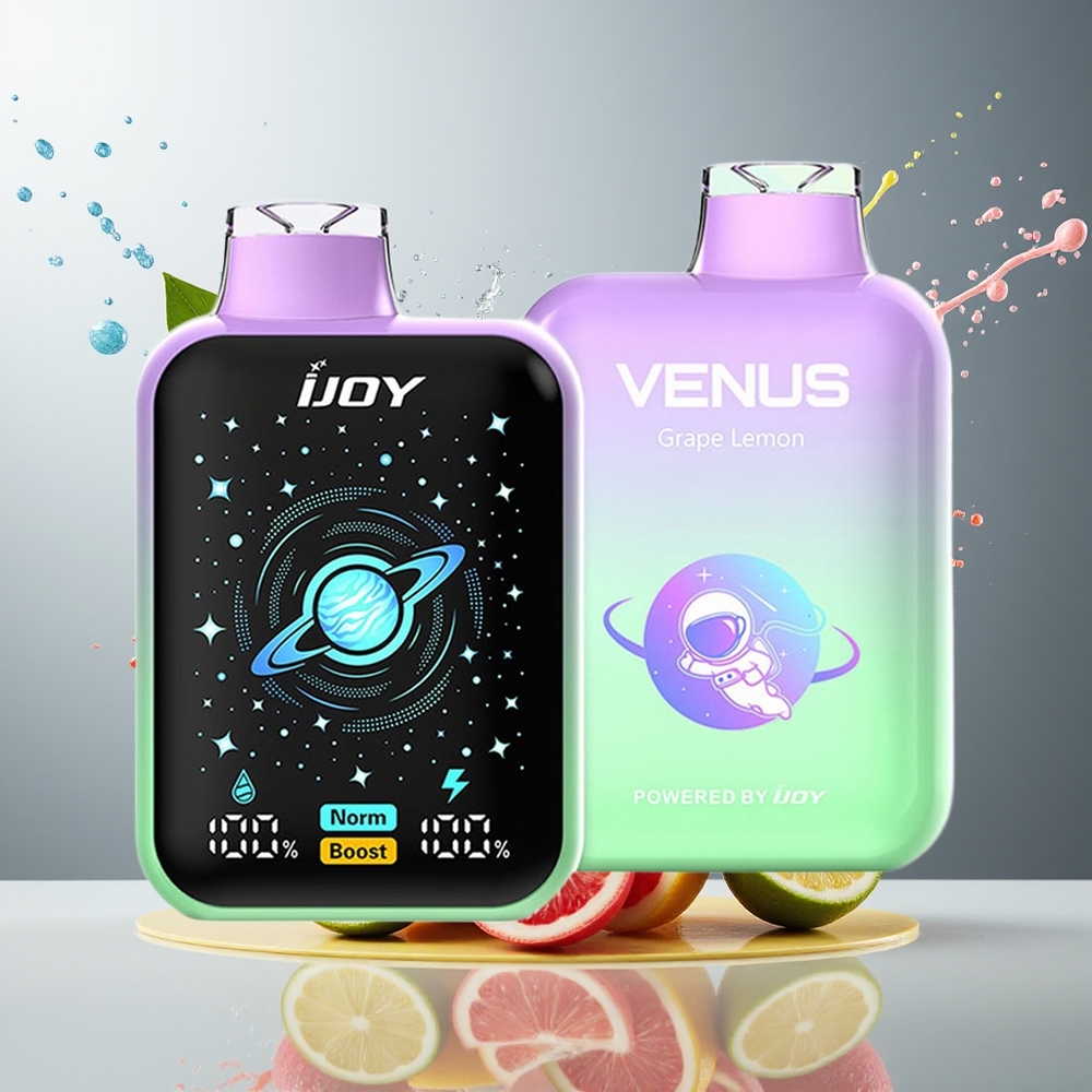 Finland tukku IJOY VENUS 25000 Puffs Kertakäyttöinen Vape - 20ML Esnestetty Nestemäinen Nikotiini, 900 mAh Akku