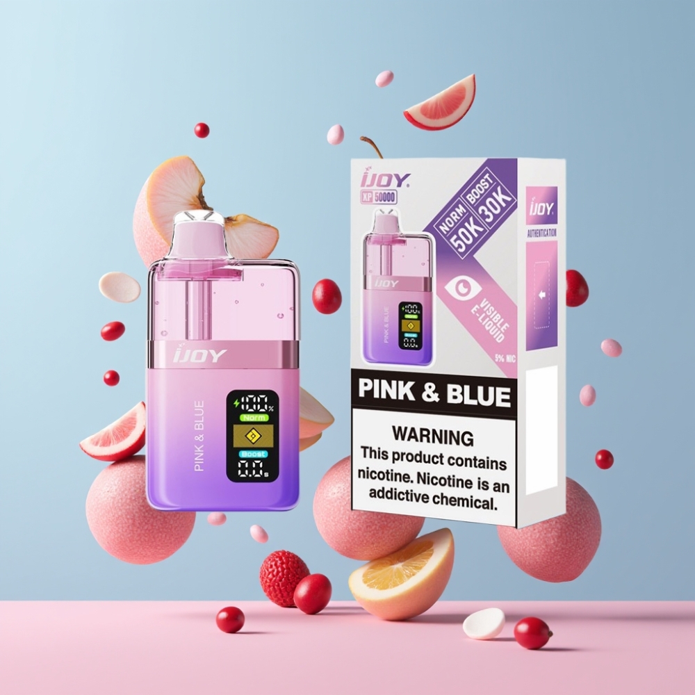 Finland tukku IJOY XP50000 Kertakäyttöinen Vape – 50000 Puffia Normaalitilassa / 0.4ohm Dual Mesh-käämit