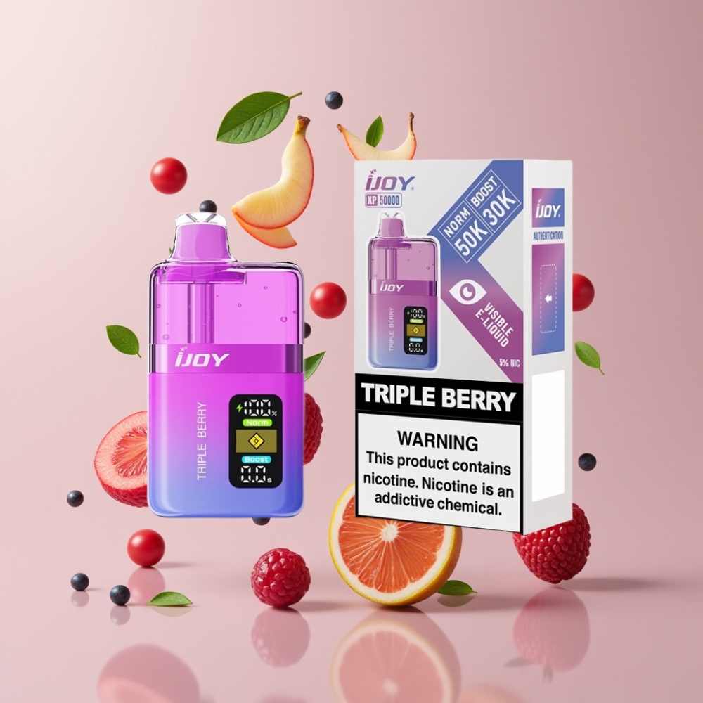 Finland tukku IJOY XP50000 Kertakäyttöinen Vape – 50000 Tupahdusta Normaalitilassa / 1000 mAh Akku