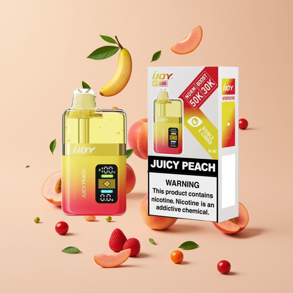 Finland tukku IJOY XP50000 Kertakäyttöinen Vape – 50000 tupakkaa Normaali-tilassa / 30000 tupakkaa Boost-tilassa, 1000 mAh akku