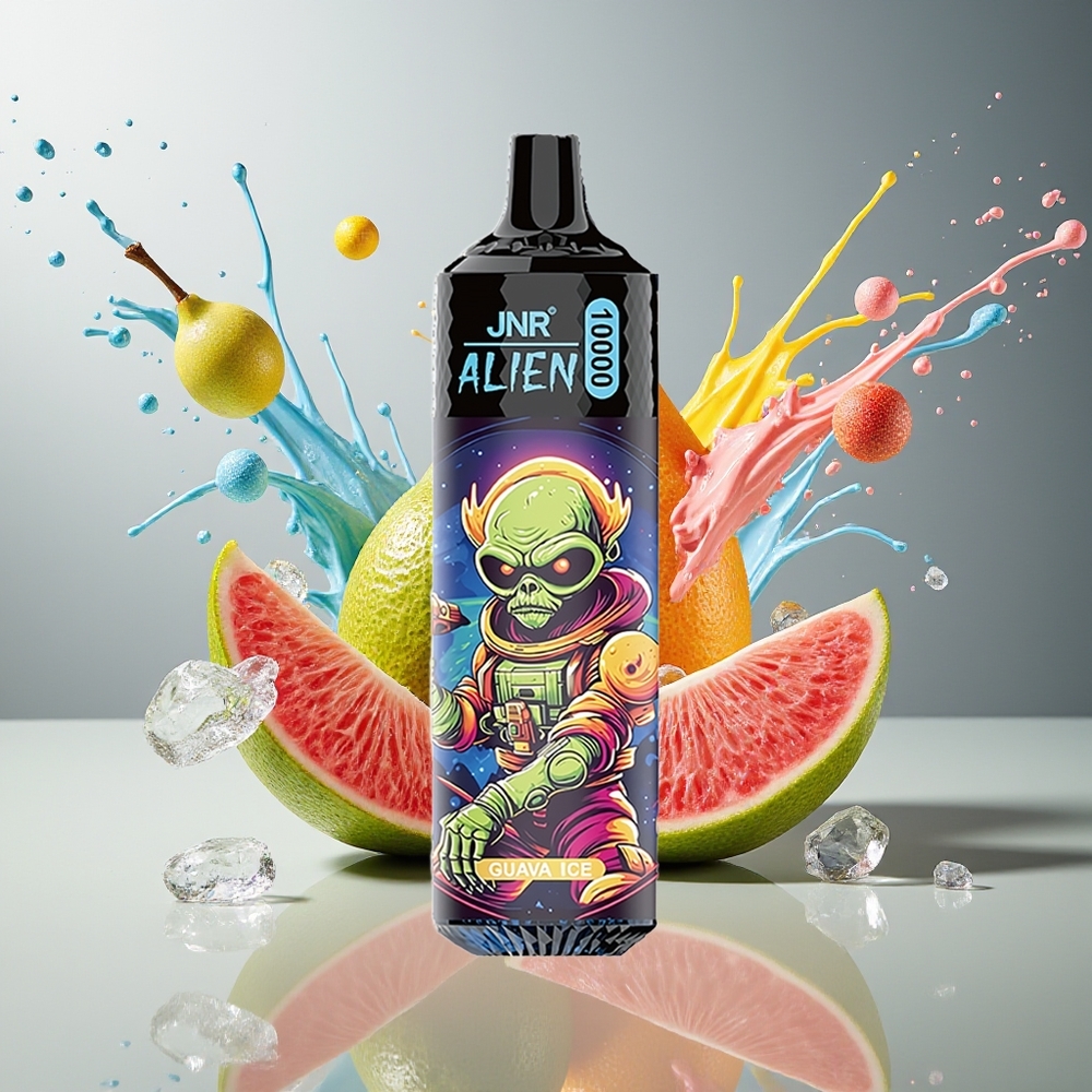 Finland tukku JNR Alien 10000 Puffs 8500mAh Akku 20ml Nestemäki
