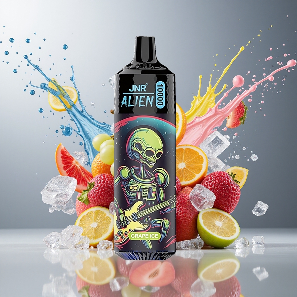 Finland tukku JNR Alien 10000 Puffs - 850mAh Akku - 20ml Nestemäki