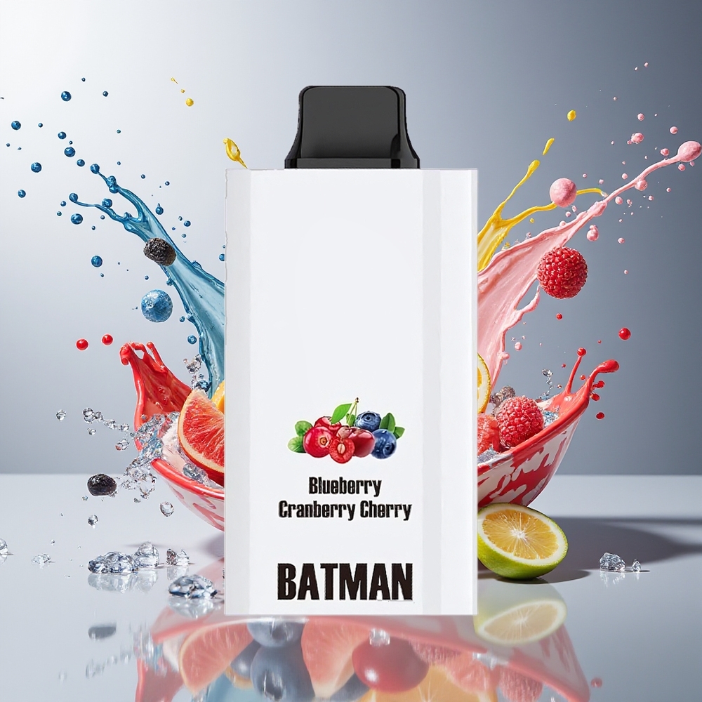 Finland tukku JNR BATMAN 11000 Puffs 850 mAh Akku 20ml Nestemäärä Mustikka-karpalo-kirsikka