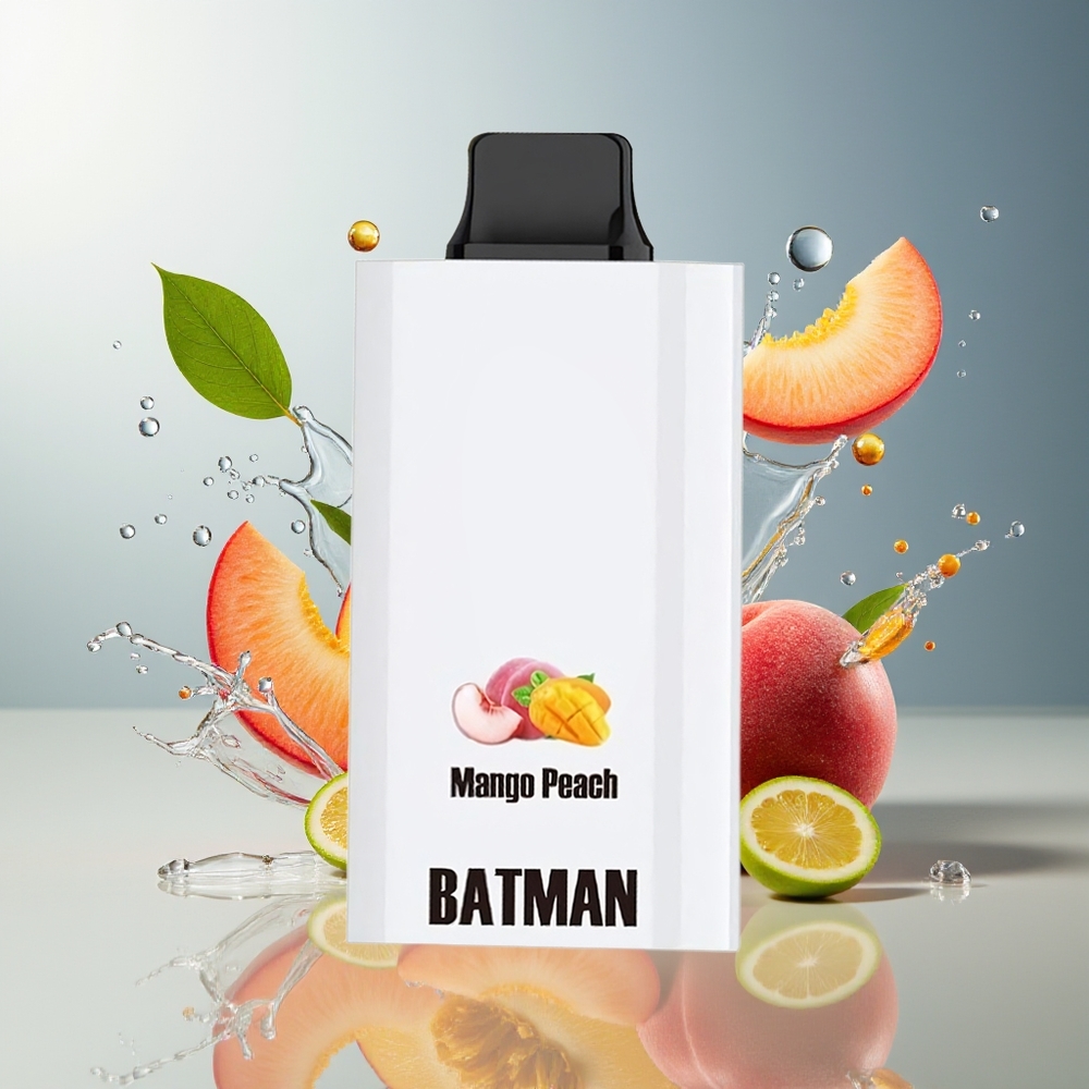 Finland tukku JNR BATMAN 11000 Puffs 850 mAh akku 20ml nestemäärä Mango-persikka