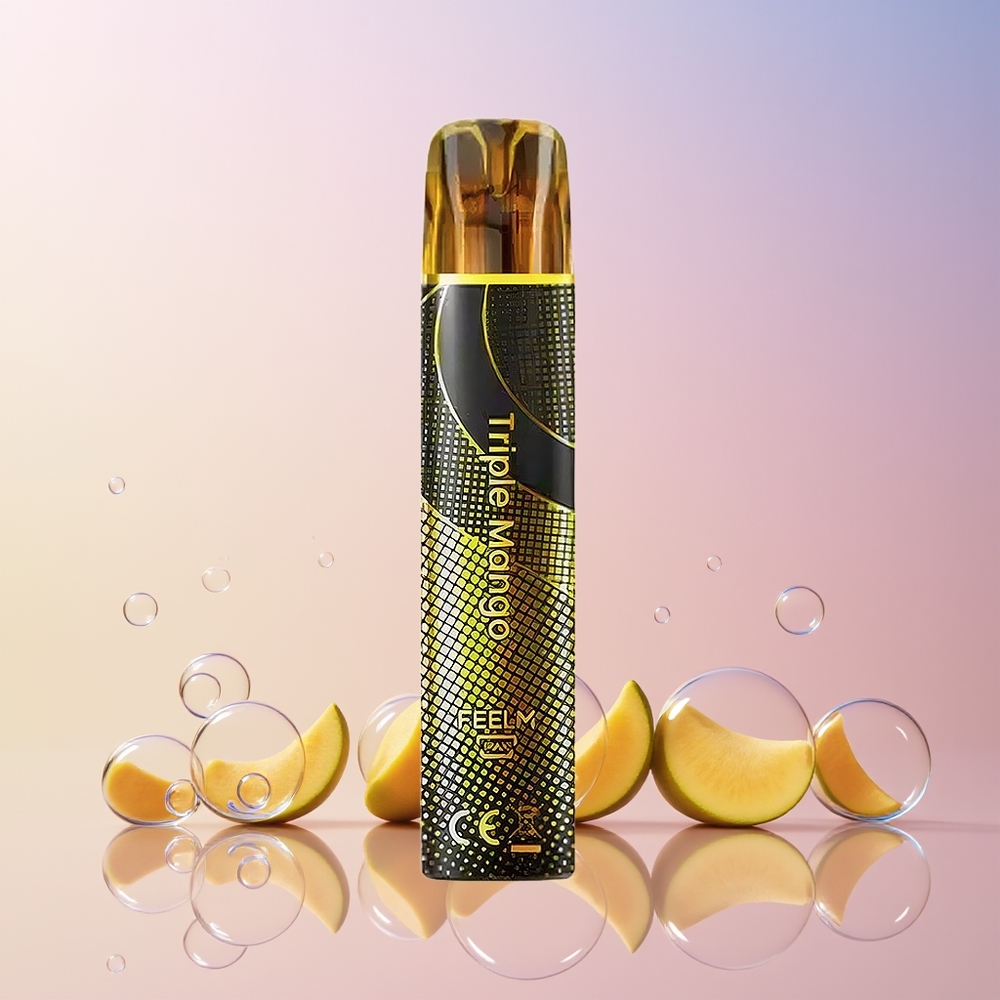 Finland tukku JNR Black&Golden 800 Puffia 2ml E-Nestettä Disposable Vape Kolmoismango