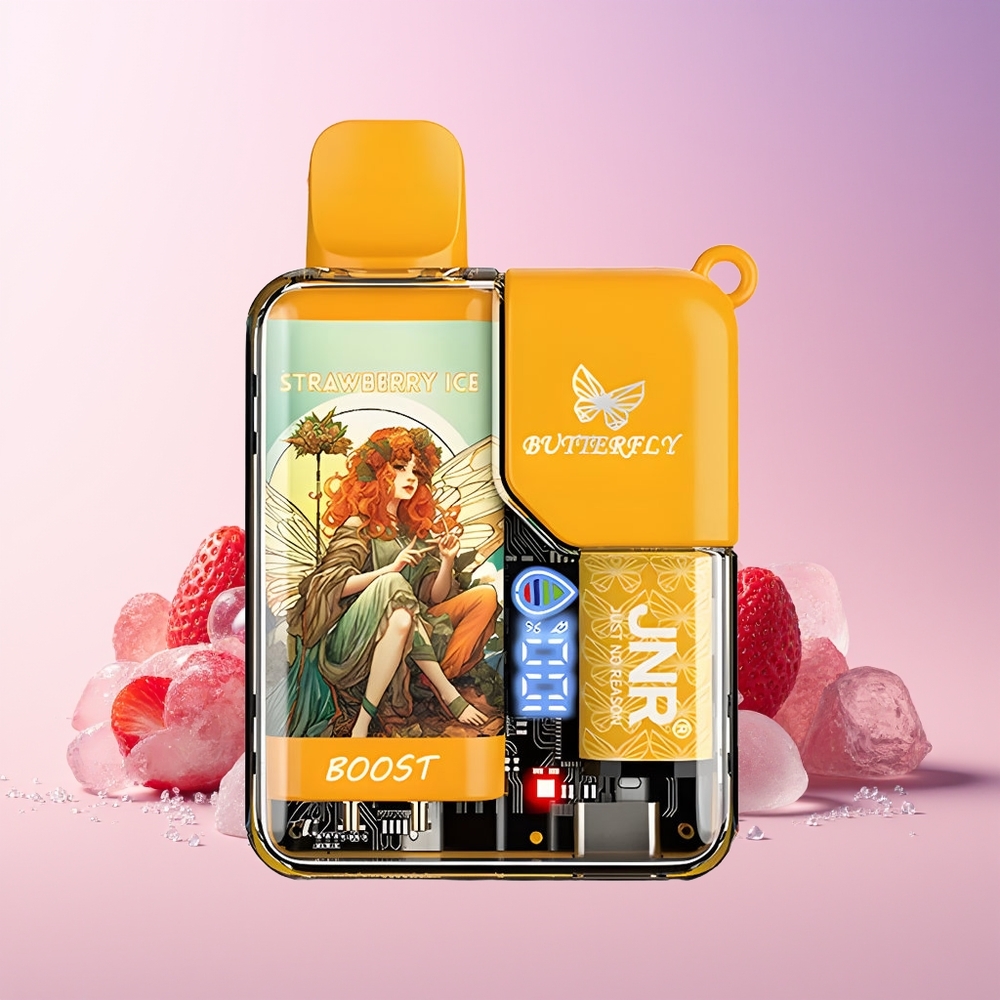 Finland tukku JNR Butterfly 8500 Puffs 15ml Nestemäkitara 1.0ohm Mesh Käämitys