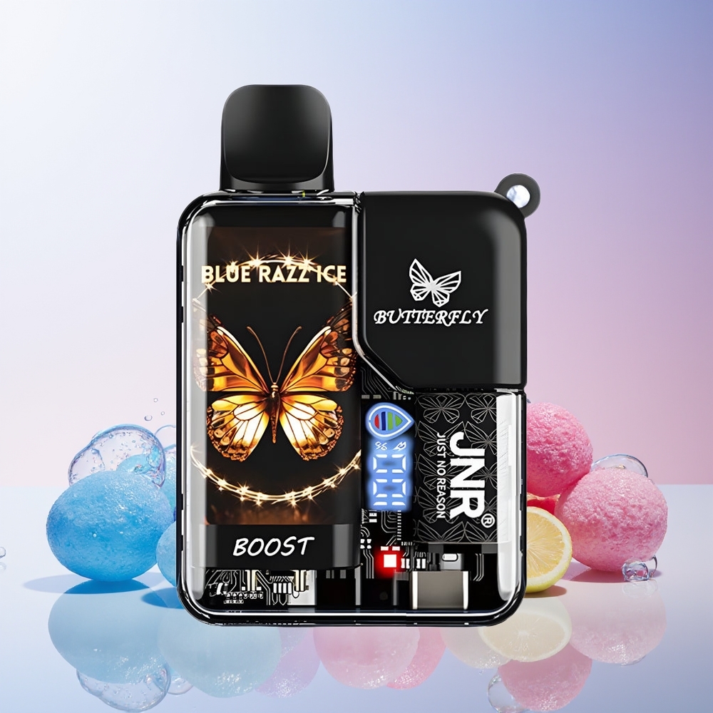 Finland tukku JNR Butterfly 8500 Puffs 15ml Nestemäkitilavuus 1.0ohm Verkkokela
