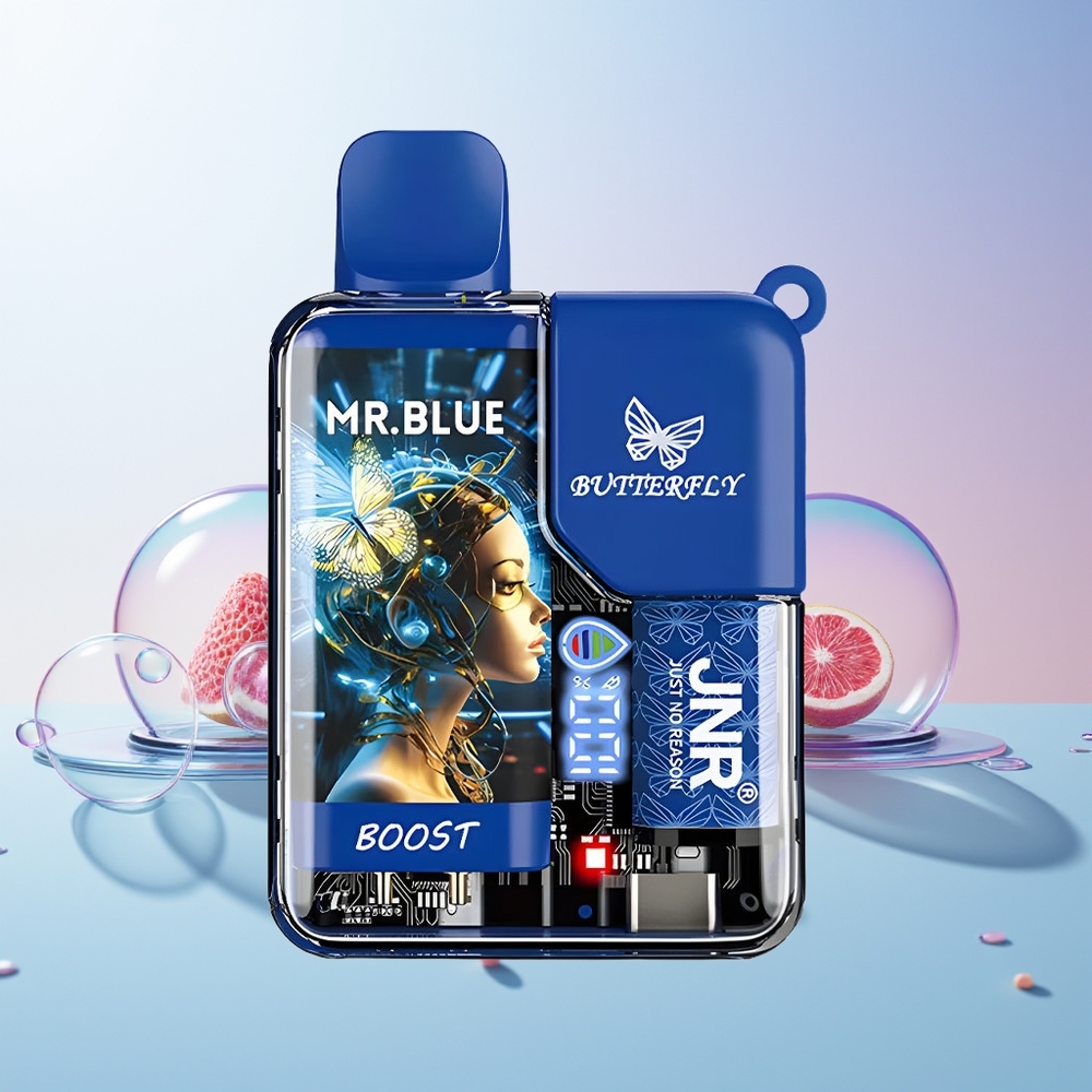 Finland tukku JNR Butterfly 8500 Puffs Disposable Vape 1200mAh Akku 15ml Nestemäistä