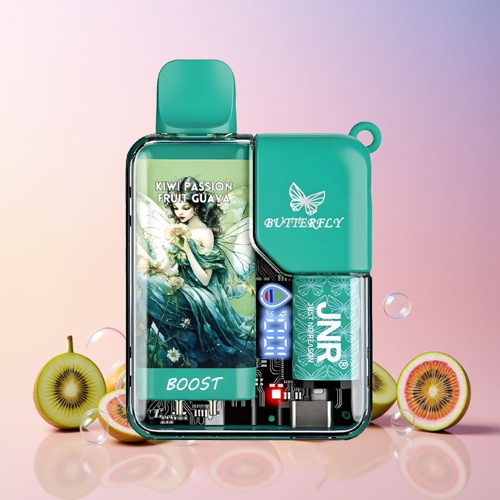 Finland tukku JNR Butterfly 8500 Puffs Disposable Vape – 15ml Nestemäistä, 1200mAh Akku