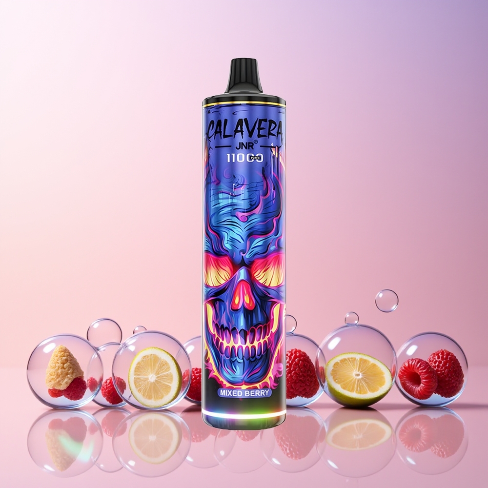 Finland tukku JNR Calavera 11000 Puffs 21ml Nestemäisellä Täytteellä 1.0ohm Mesh-käämi