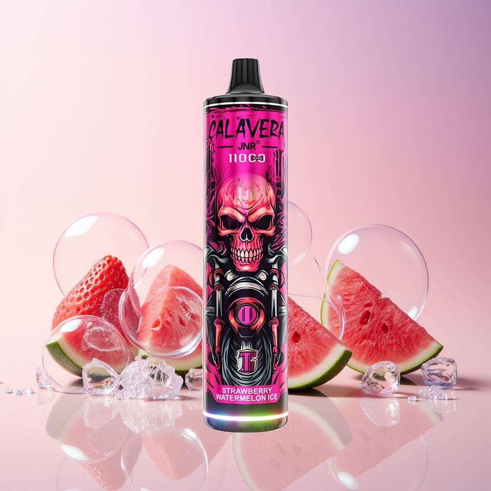 Finland tukku JNR Calavera 11000 Puffs Disposable Vape – 21ml Nestemäisessä Täytteessä, 850 mAh Akku, Type-C Latausliitin