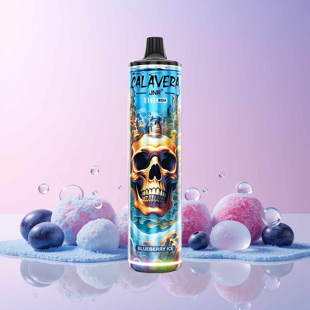 Finland tukku JNR Calavera 11000 Puffs Disposable Vape – 850 mAh Akku, 21ml Neste