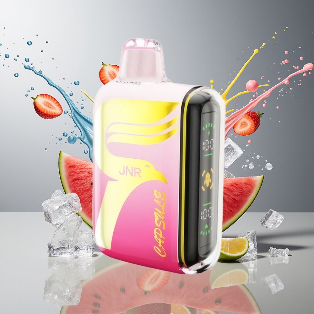 Finland tukku JNR Capsule 15000 Puffs (15000 Savutusta, 20ml Nestemäistä, 850mAh Akku)