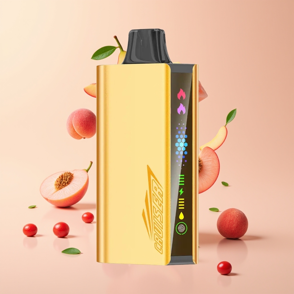 Finland tukku JNR Cruiser 12000 Puffs No-Charge Kertakäyttöinen Vape - 25ml E-neste (E-liquid) - 3500 mAh Akku (Battery) - Täysmetallinen Alumiinirunko