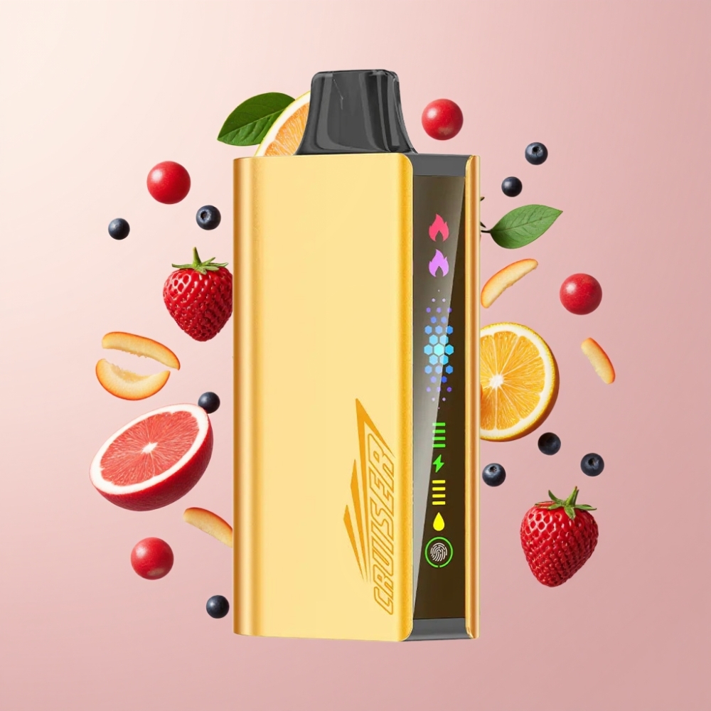 Finland tukku JNR Cruiser 12000 Puffs No-Charge Kertakäyttöinen Vape – 25ml nestemäinen tislaus – 3500 mAh akku