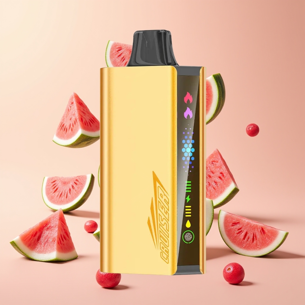 Finland tukku JNR Cruiser 12000 Puffs No-Charge Kertakäyttöinen Vape - 3500 mAh Akku - 25ml Nestemäistä - Täysin metallinen alumiinirunko
