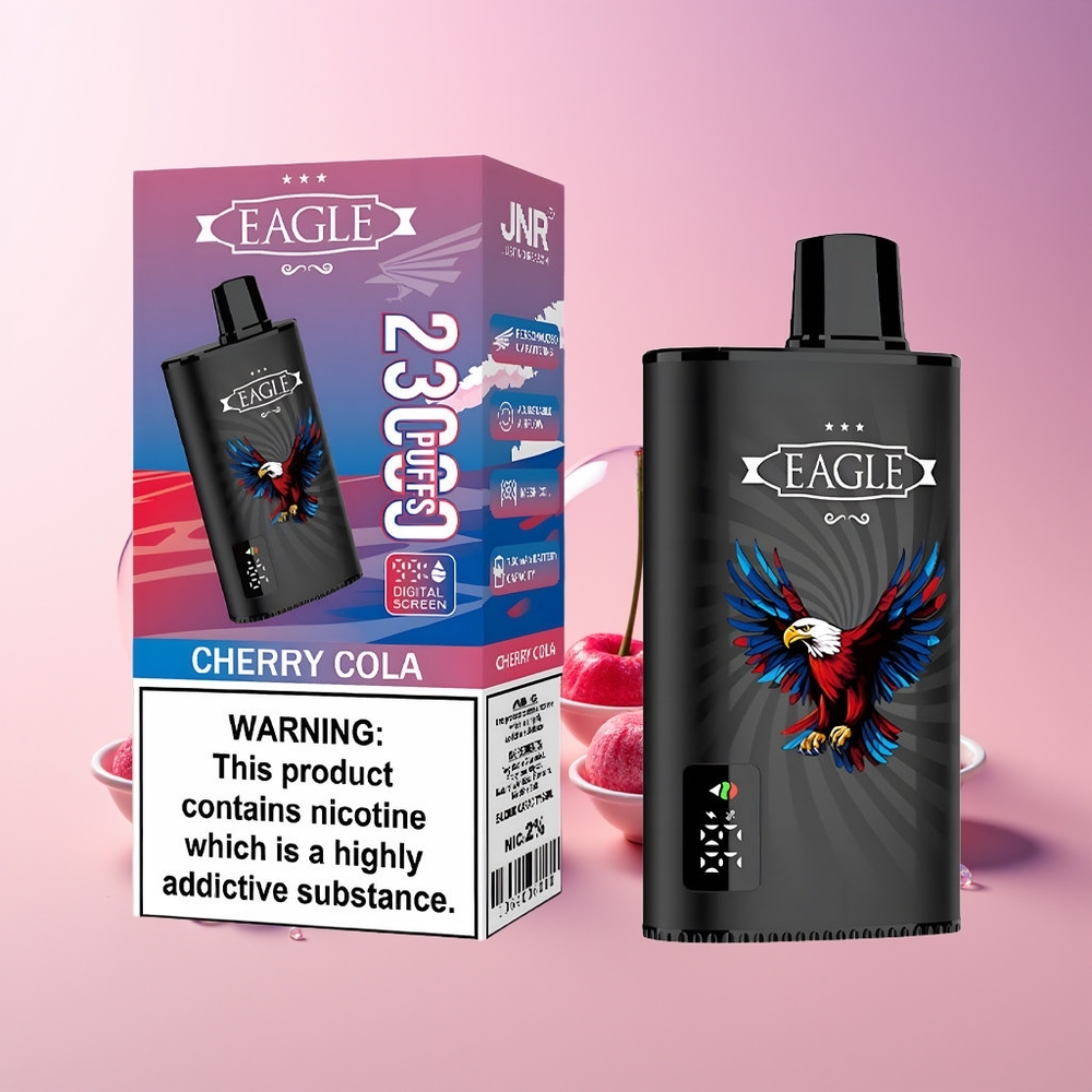 Finland tukku JNR EAGLE Smart 23000 Puffs Disposable Vape - Digitaalinäyttö, 25ml nestemäisti