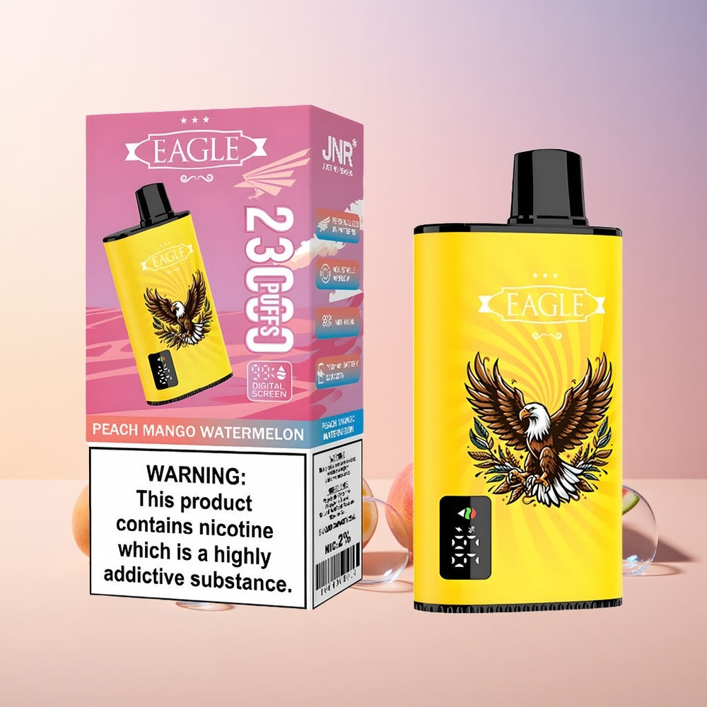 Finland tukku JNR EAGLE Smart 23000 Puffs Sähkötupakka 25ml Nestekapasiteetti 750mAh Akku