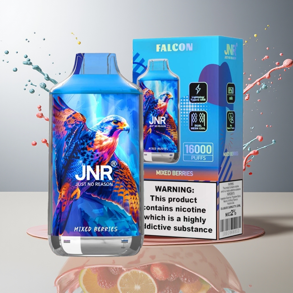 JNR Falcon Finland tukku 16000 Puffs 850 mAh Akku 22ml Nestemäärä