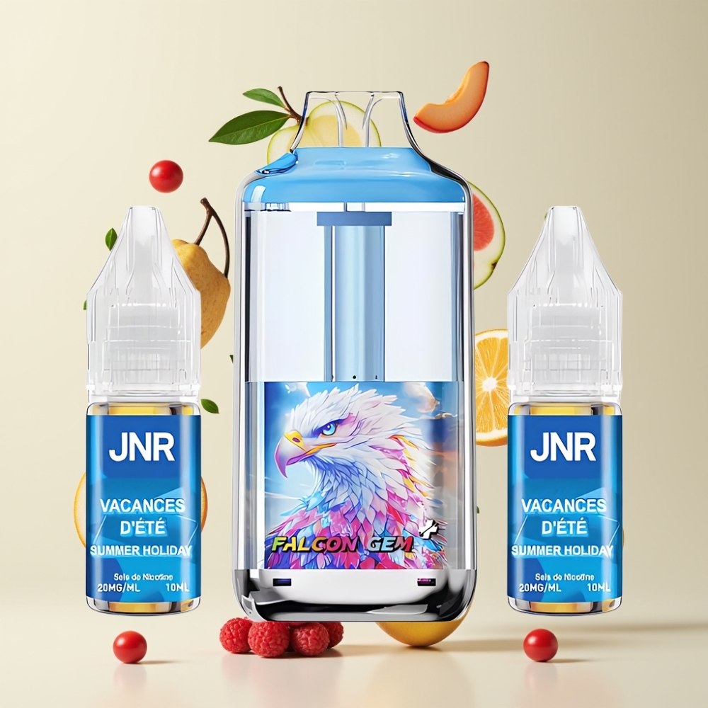 Finland tukku JNR Falcon GEM⁺ 30000 Puhallus Uudelleentäytettävä Pod Vape Näkyvä Nestesäiliö 950mAh Akku