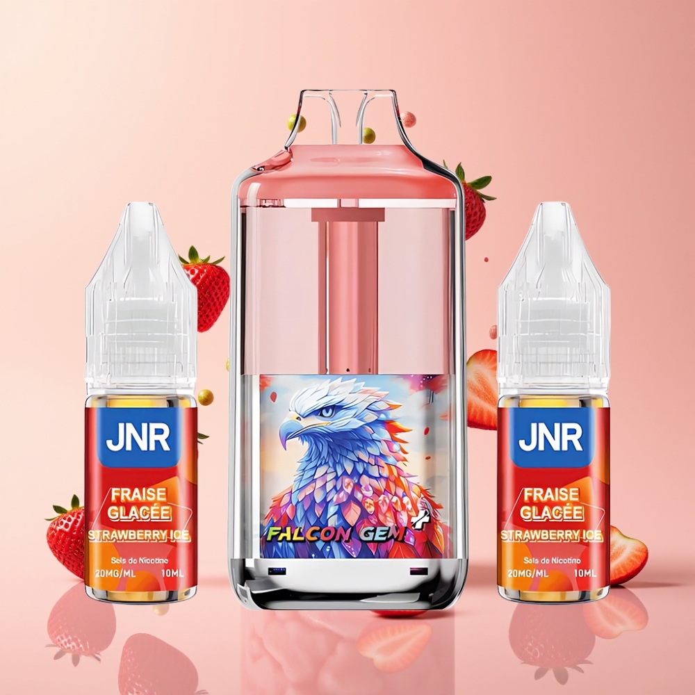 Finland tukku JNR Falcon GEM⁺ 30000 Puhallusta Uudelleentäytettävä Pod Vape Näkyvä E-neste Säiliö 950mAh Akku