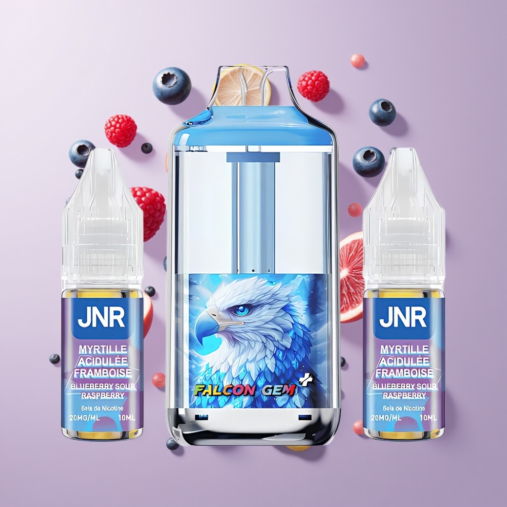Finland tukku JNR Falcon GEM⁺ 30000 Puhallusta Uudelleentäytettävä Pod Vape Näkyvä E-nestesäiliö 950mAh Akku