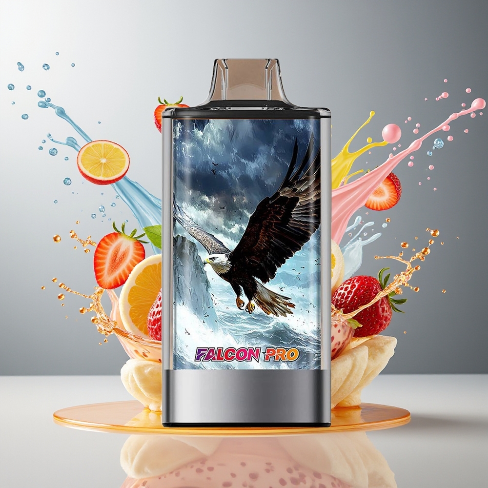 Finland tukku JNR Falcon Pro 28000 Kertakäyttöinen Vape - 28000 Tupakkaa, 950mAh Akku, USB Type-C Lataus