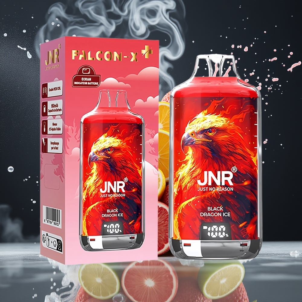 Finland tukku JNR Falcon X⁺ 28000 Kertakäyttöinen Vape 28000 Tupakkaa & 950mAh Akku