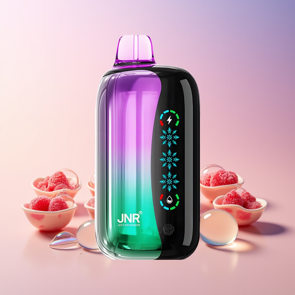 Finland tukku JNR Flex Ice 21000 Puffs 26ml Nestemäistä 1.2 Ohm Dual Mesh Hapankirsikkakarkit
