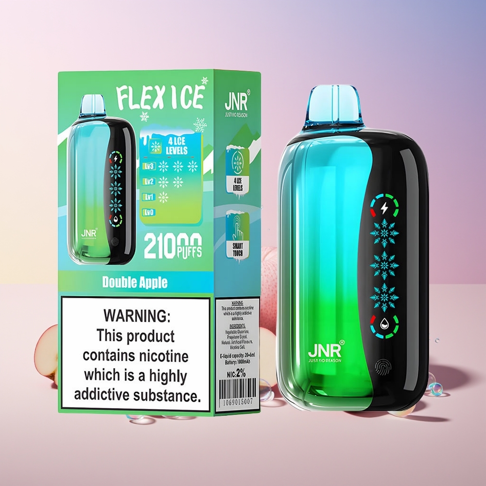 Finland tukku JNR Flex Ice 21000 Puffs Disposable Vape 26ml Nestemäki 1000mAh Akku