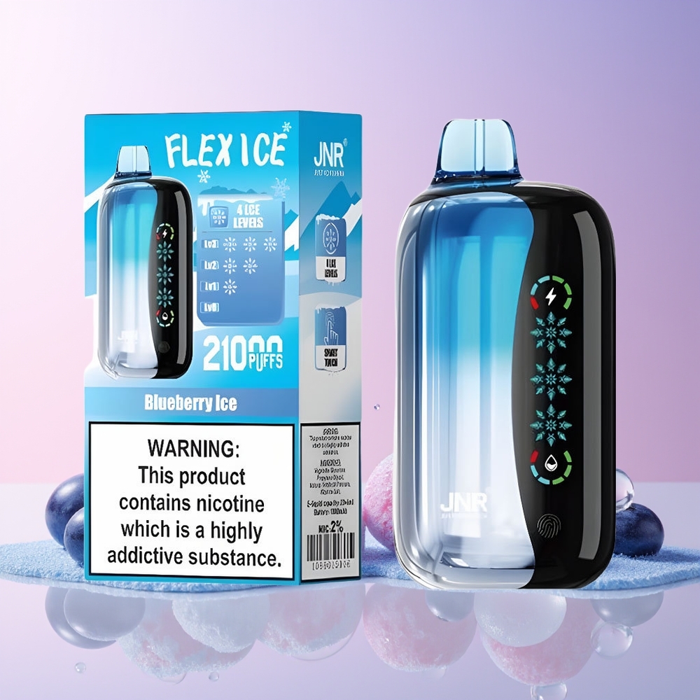 Finland tukku JNR Flex Ice 21000 Puhallusta 26ml E-neste Adjustable