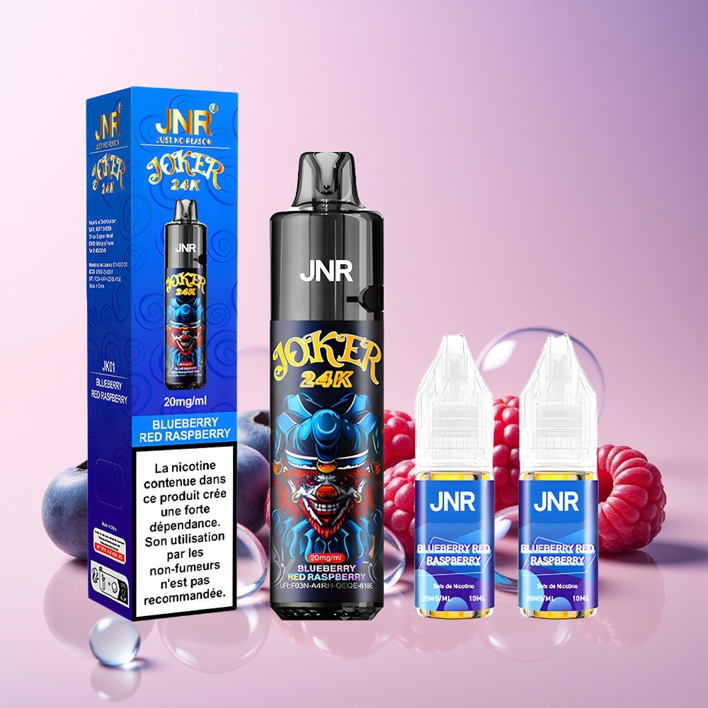 Finland tukku JNR Joker 24K Puffs 800mAh Akku 2% Nikotiini