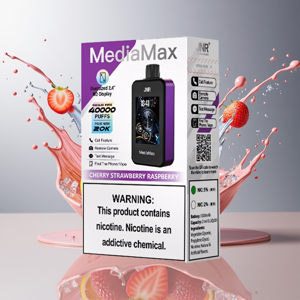Finland tukku JNR MediaMax 40000 Puffs 21mL nestemäärä 1000mAh akku