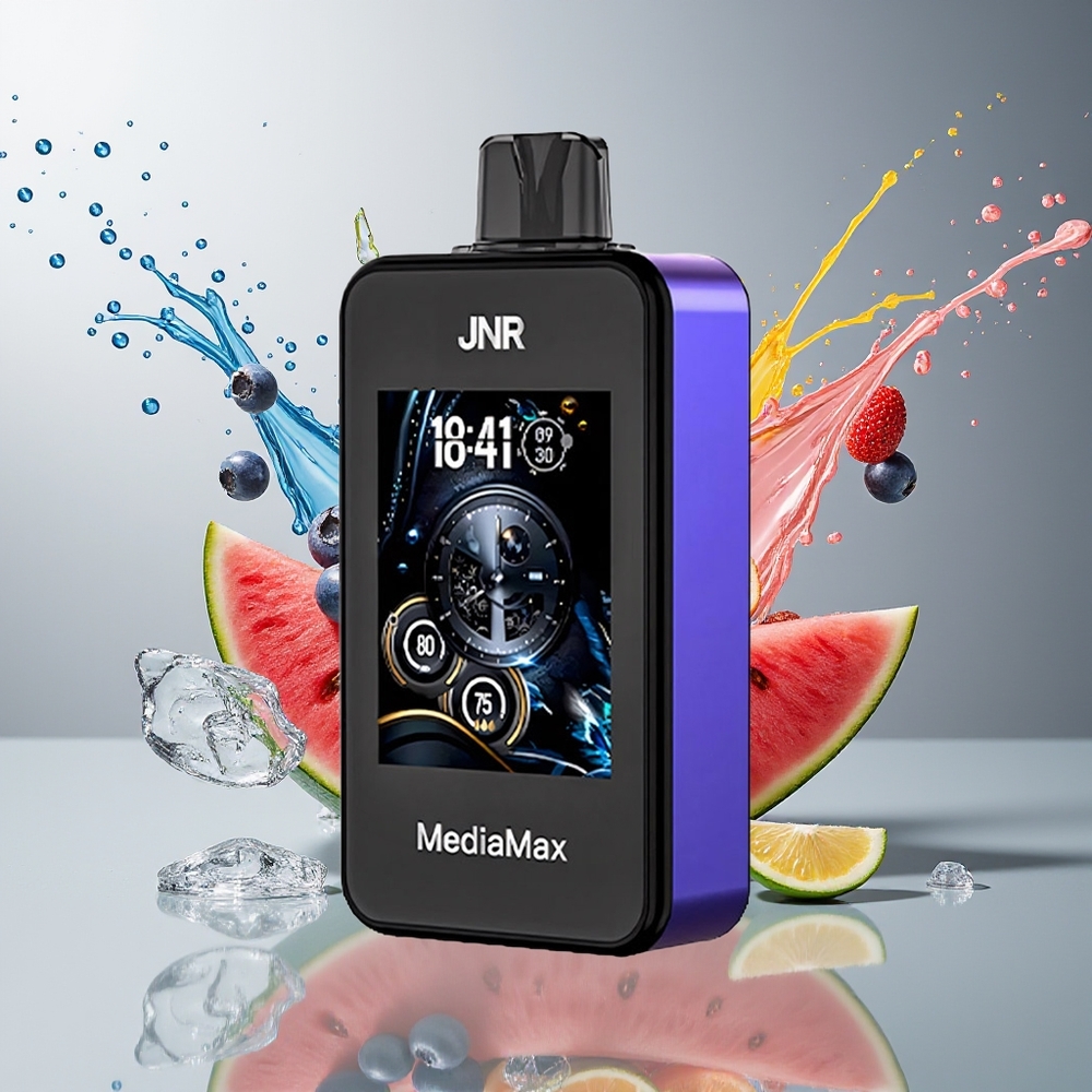 Finland tukku JNR MediaMax 40000 Puffs - 21ml nestemäärä - 1000mAh akku - Type-C Quick Charge