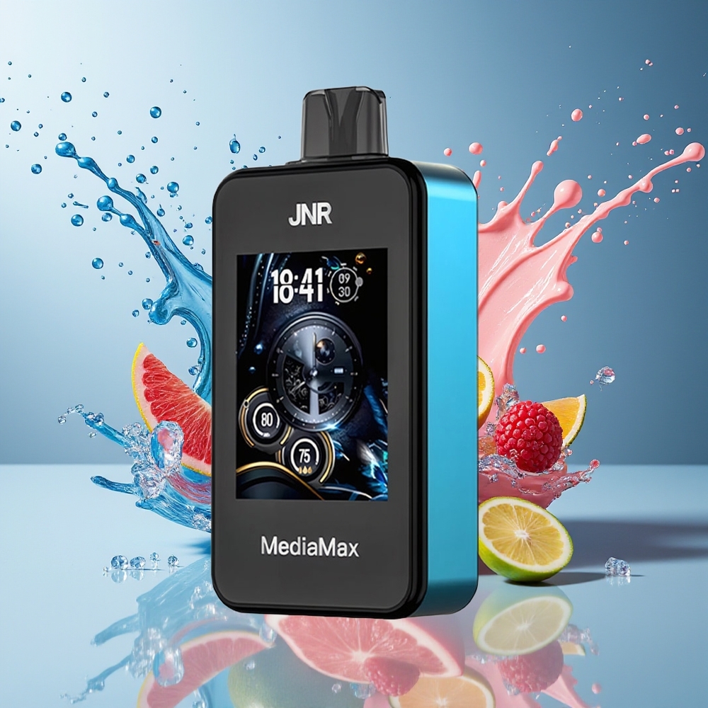 Finland tukku JNR MediaMax 40000 Puffs 40000 tupakkaa 21ml nestemäärä 5% nikotiinia