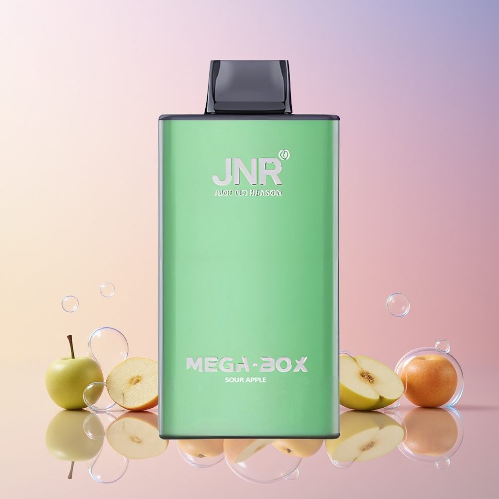 Finland tukku JNR Mega Box 25000 Puffs 30ml Nestemäistä 850mAh Akku Hapanomena