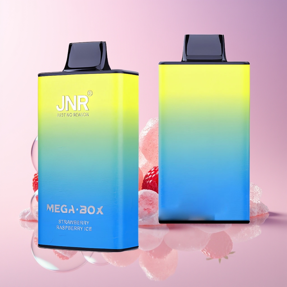 Finland tukku JNR Mega Box 25000 Puffs 30ml Nestemäistä 850mAh Akku Mansikka-vadelmajäätelö