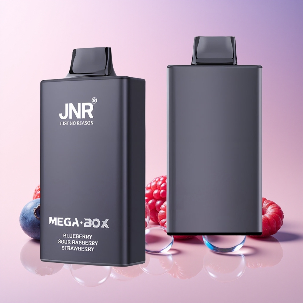 Finland tukku JNR Mega Box 25000 savuketta 30ml nestemäistä Mustikka-hapan vadelma-mansikka